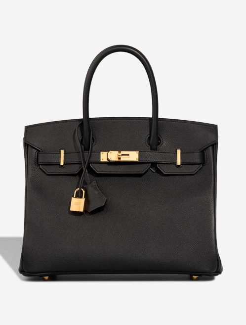Hermès Birkin 30 Epsom Black Front | Sell your designer bag