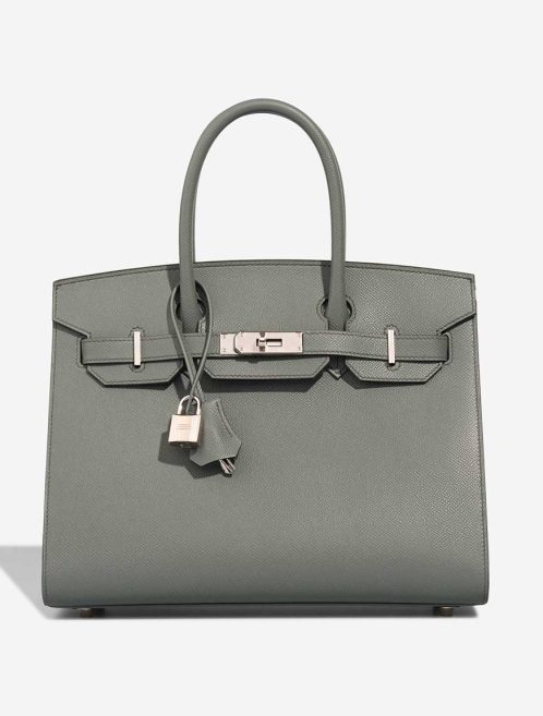 Hermès Birkin 30 Epsom Vert Amande Front | Sell your designer bag