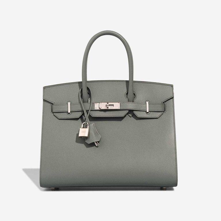 Hermès Birkin 30 Epsom Vert Amande Front | Sell your designer bag