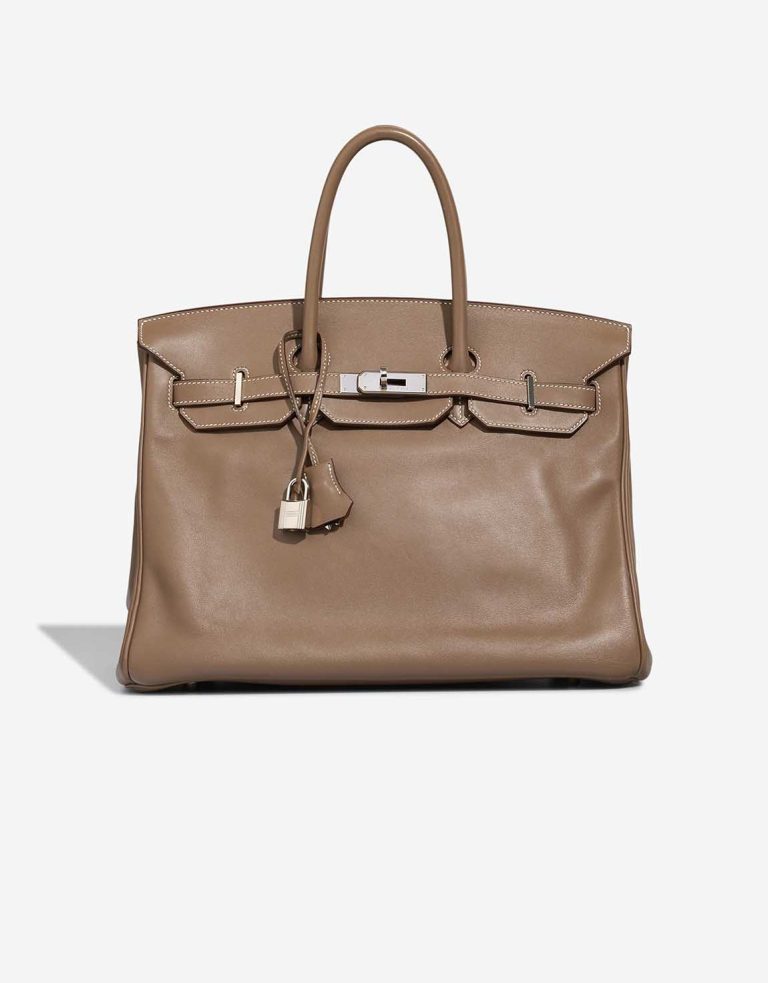 Hermès Birkin 35 Swift Étoupe Front | Sell your designer bag