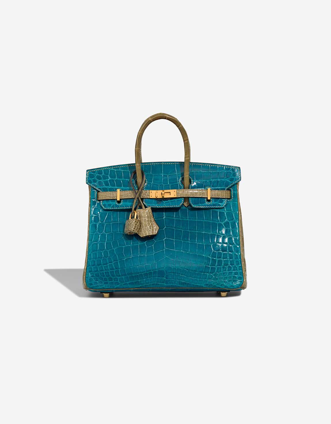 超美品　　　⭐️ HERMES Hermès Birkin HSS 25 Niloticus Crocodile Bleu Izmir / Gris