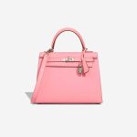 Hermès Kelly 25 Epsom Rose Confetti Front | Sell your designer bag