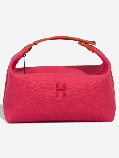 Hermès Bride-à-Brac Canvas Rouge H / Orange H / Hibiscus Front | Sell your designer bag