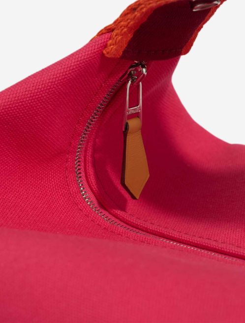 Hermès Bride-à-Brac Canvas Rouge H / Orange H / Hibiscus Closing System | Sell your designer bag