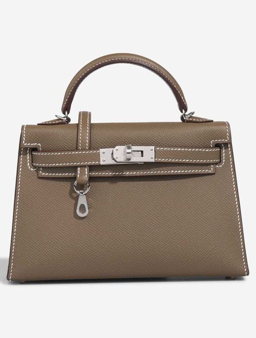 Hermès Kelly Mini Epsom Étoupe Front | Sell your designer bag