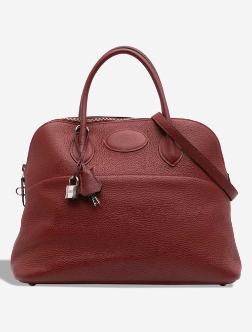 Hermès Bolide 35 Togo Rouge Grenat Front | Sell your designer bag