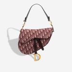 Dior Saddle Medium Oblique Jacquard Red Front | Sell your designer bag