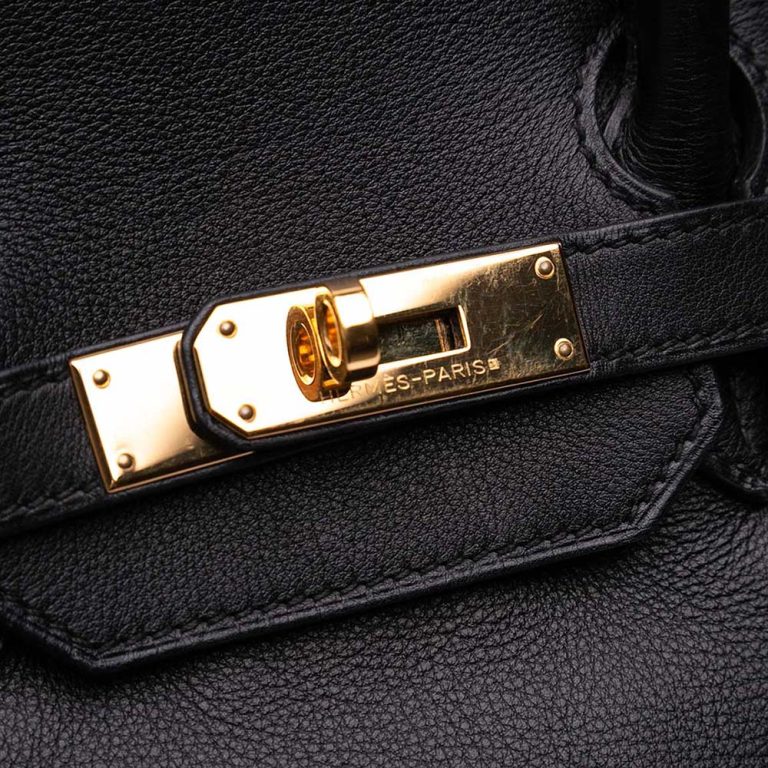 Hermès Birkin 35 Swift Black Closing System | Sell your designer bag