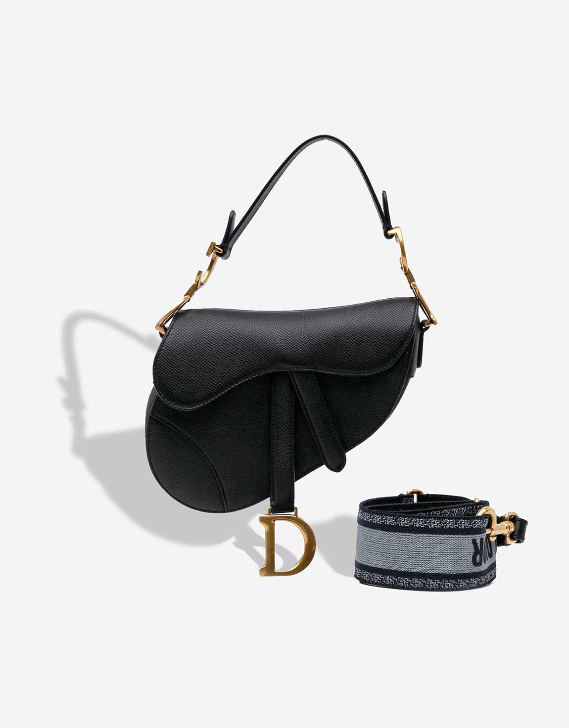 Dior SADDLE マイクロバッグ ブラック Dior Saddle Mini Calf Black | SACLÀB
