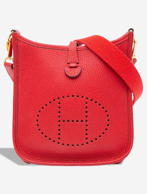 Hermès Evelyne 16 Taurillon Clémence Rouge Tomate Front | Sell your designer bag