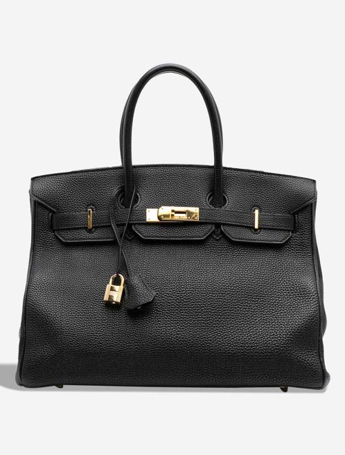 Hermès Birkin 35 Togo Black Front | Sell your designer bag