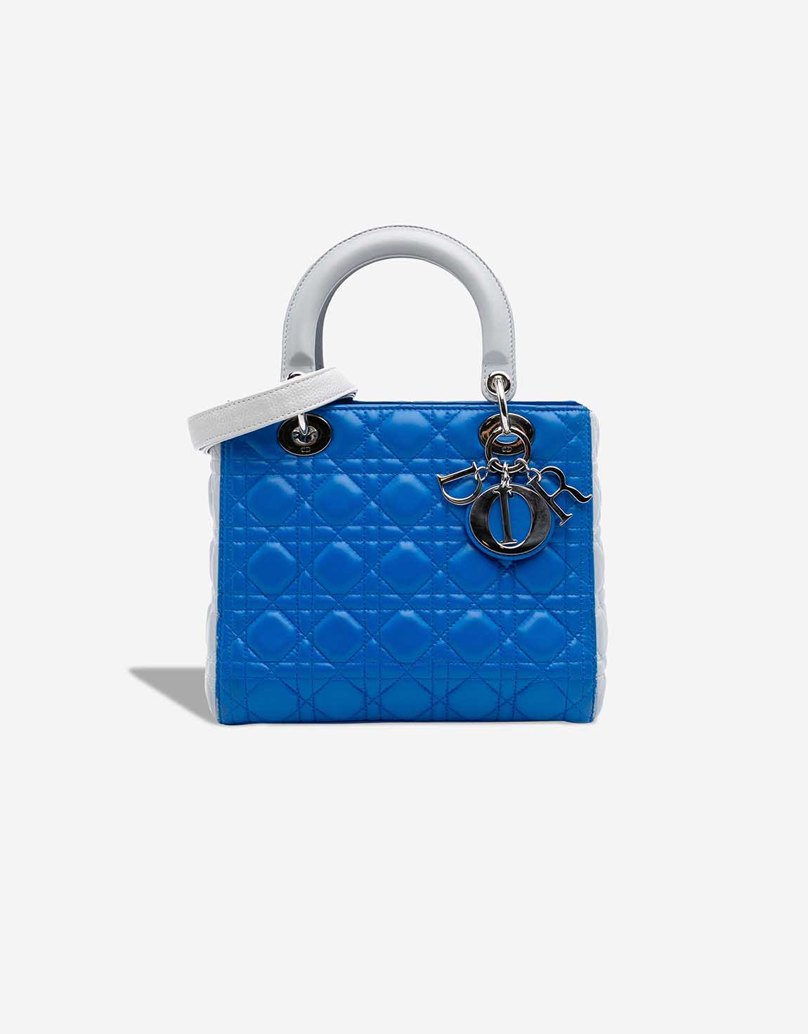 Dior キルティング レザーバッグ ライトブルー Dior キルティング レザーバッグ ライトブルー