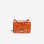 Chanel Timeless Mini Square Patent Red / Yellow Front | Sell your designer bag