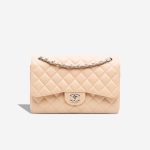 Chanel Timeless Jumbo Lamb Beige Front | Sell your designer bag
