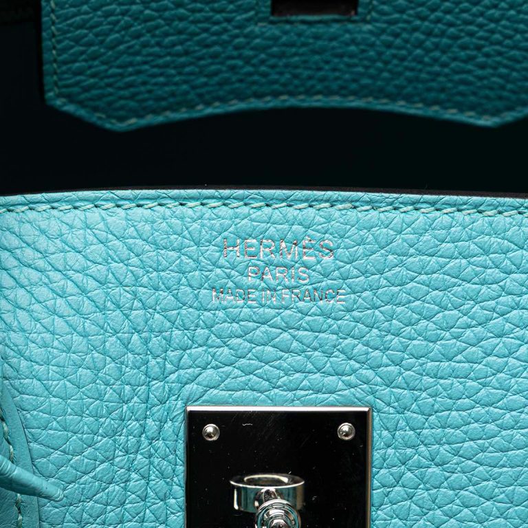 Hermès Birkin 35 Togo Bleu Atoll Front | Sell your designer bag