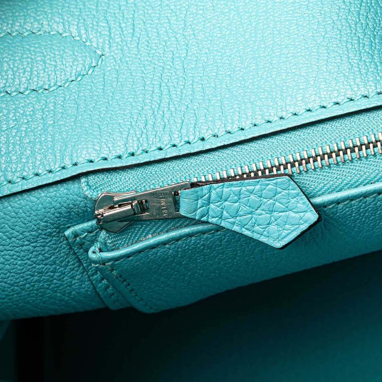 Hermès Birkin 35 Togo Bleu Atoll Front | Sell your designer bag