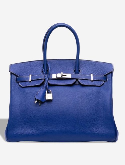 Hermès Birkin 35 Candy Collection Epsom Bleu Électrique Front | Sell your designer bag