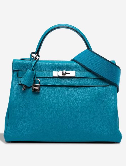 Hermès Kelly 32 Togo Turquoise Front | Sell your designer bag