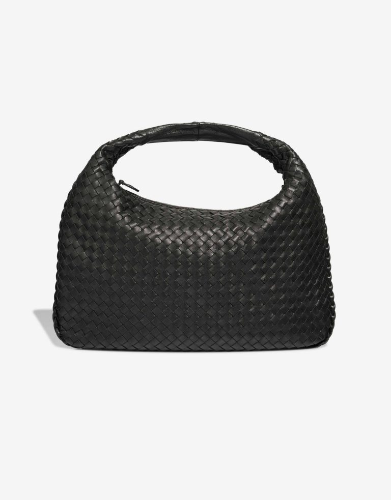 Bottega Veneta Hobo Medium Calf Black Front | Sell your designer bag