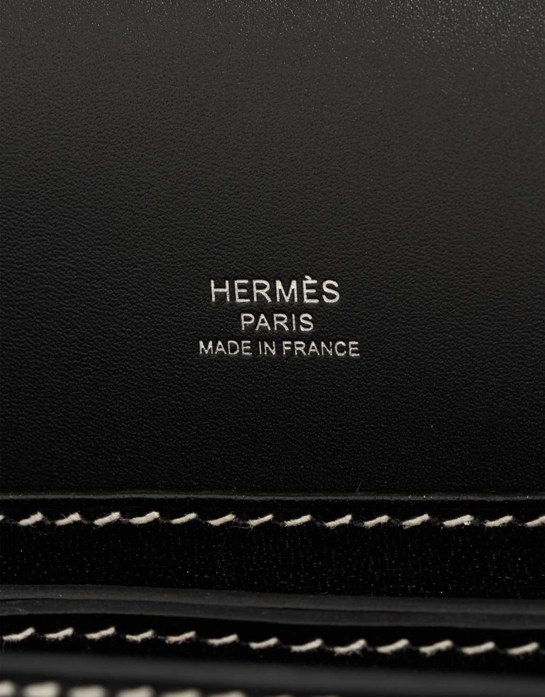Hermès Roulis 23 Veau Sombrero Black Logo | Sell your designer bag