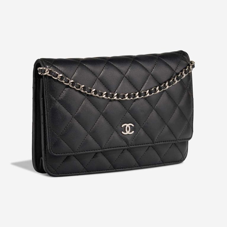 Chanel Timeless Wallet On Chain Lamb Black | Sell your designer bag