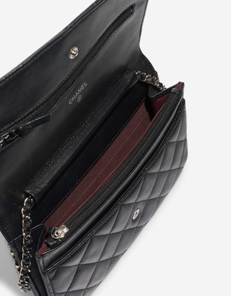 Chanel Timeless Wallet On Chain Lamb Black Inside | Sell your designer bag