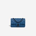 Chanel Timeless Mini Rectangular Lamb Blue Front | Sell your designer bag