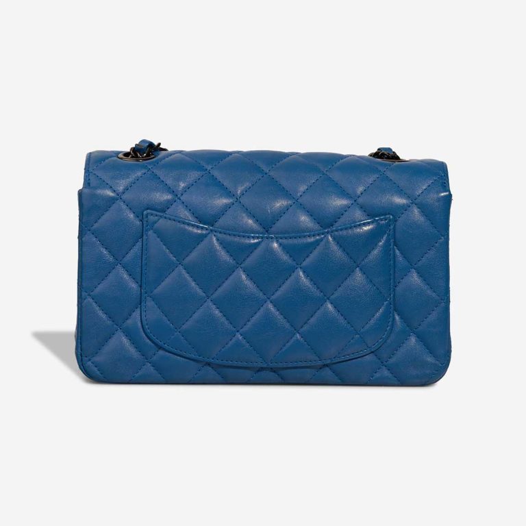 Chanel Timeless Mini Rectangular Lamb Blue | Sell your designer bag