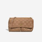 Chanel Timeless Jumbo Calf Beige Front | Sell your designer bag