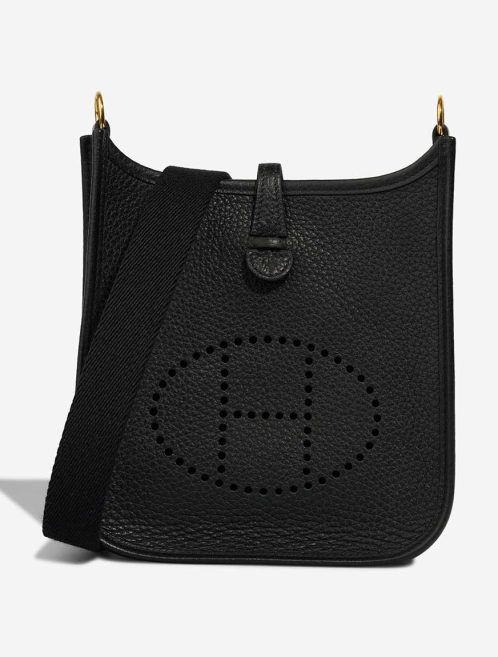Hermès Evelyne 16 Clémence Black Front | Sell your designer bag