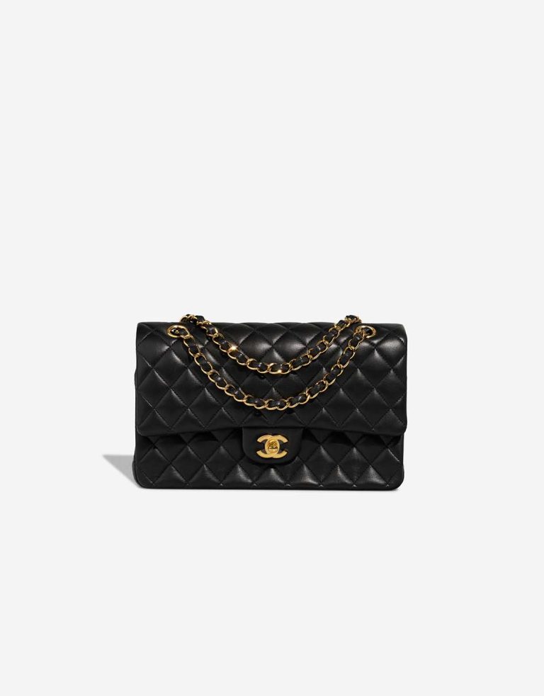 Chanel Timeless Medium Lamb Black Front | Sell your designer bag