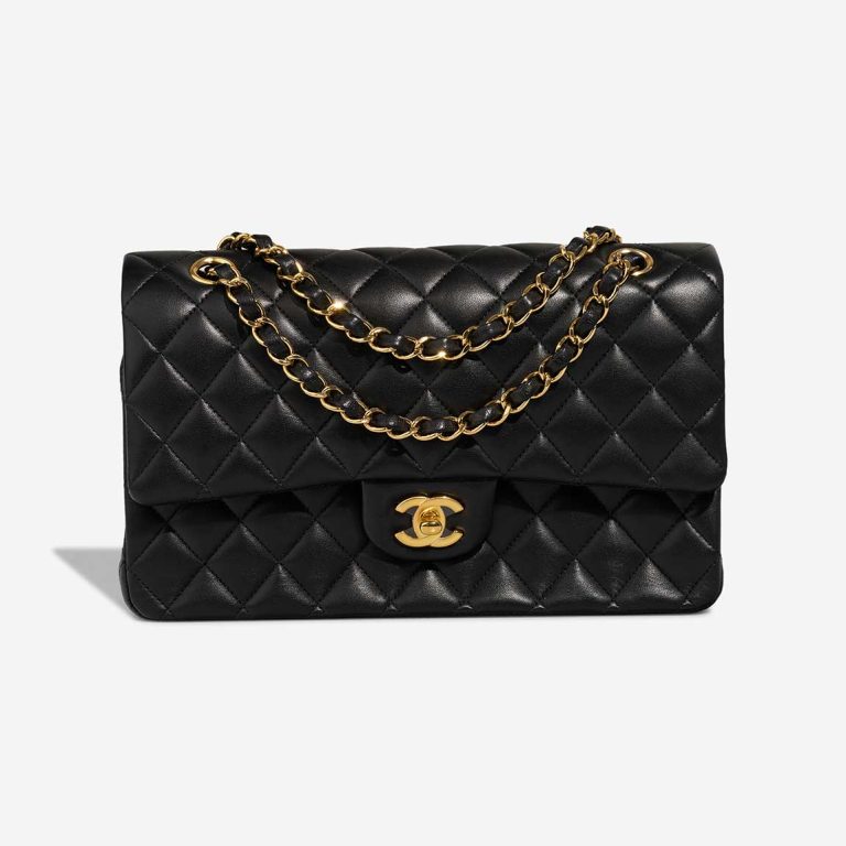 Chanel Timeless Medium Lamb Black Front | Sell your designer bag