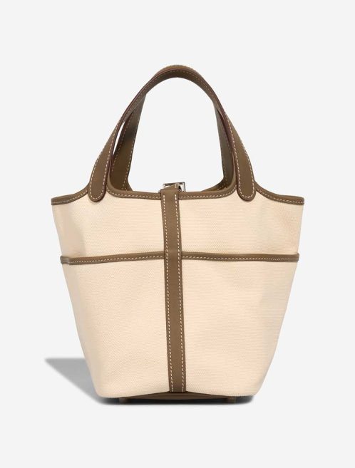 Hermès Picotin 18 Toile Goeland / Swift Nata / Étoupe | Sell your designer bag