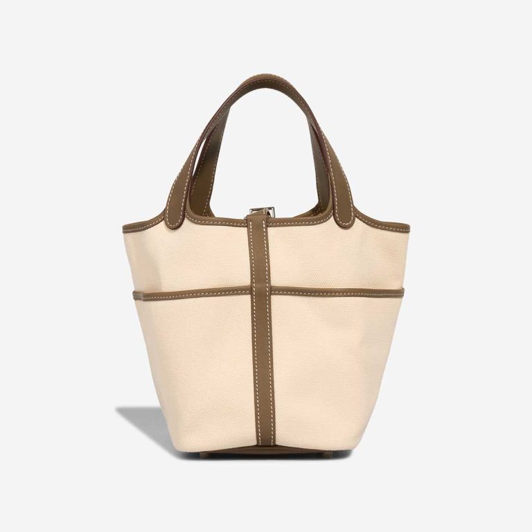 Hermès Picotin 18 Toile Goeland / Swift Nata / Étoupe | Sell your designer bag