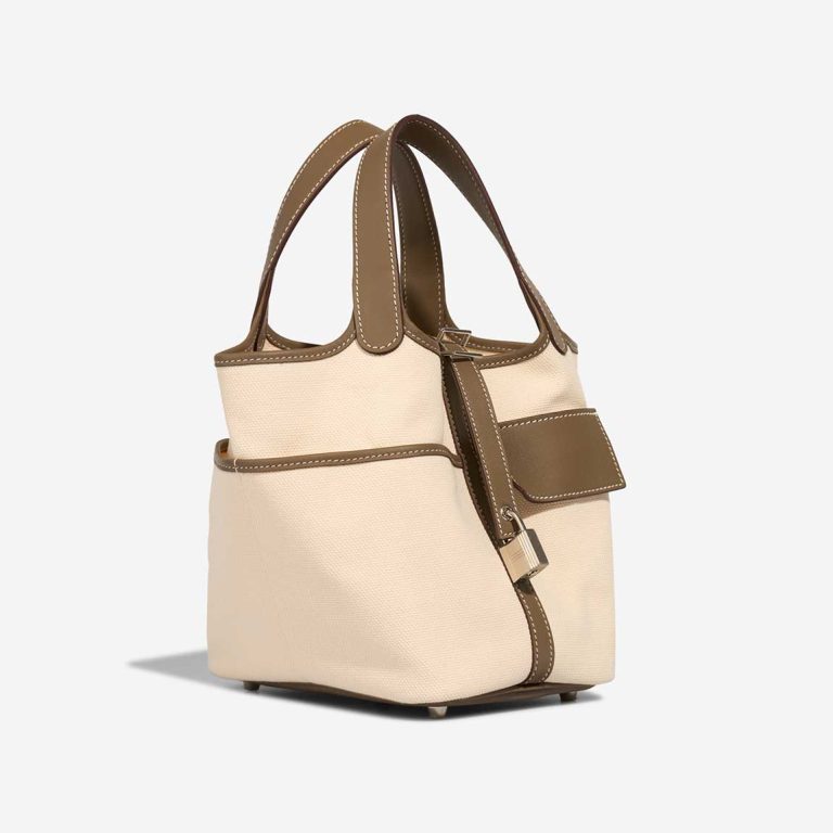 Hermès Picotin 18 Toile Goeland / Swift Nata / Étoupe | Sell your designer bag
