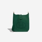 Hermès Evelyne 16 Taurillon Clémence Vert Moyen Front | Sell your designer bag