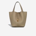 Hermès Picotin 22 Taurillon Clémence Beige Marfa Front | Sell your designer bag