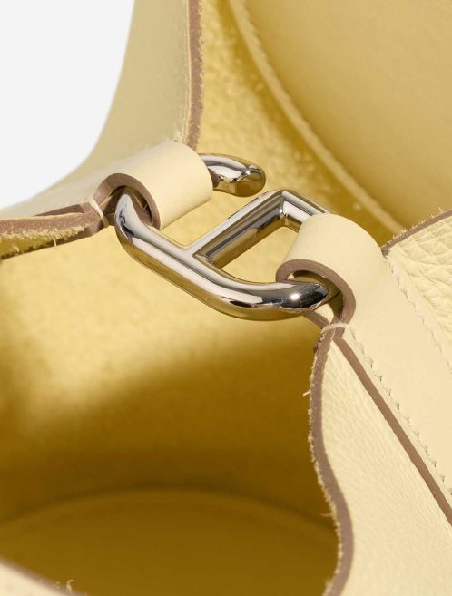 Hermès In-The-Loop 18 Taurillon Clémence Jaune Milton Closing System | Sell your designer bag