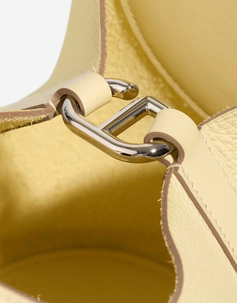 Hermès In-The-Loop 18 Taurillon Clémence Jaune Milton Closing System | Sell your designer bag