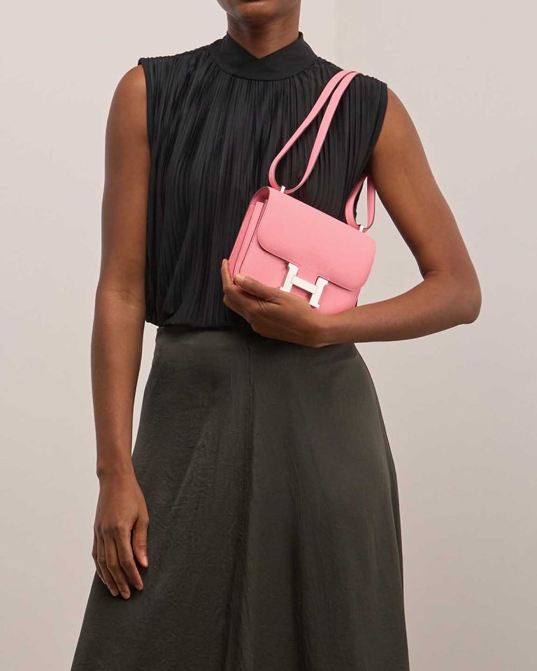 Hermès Constance 18 Epsom Rose Confetti Front | Sell your designer bag