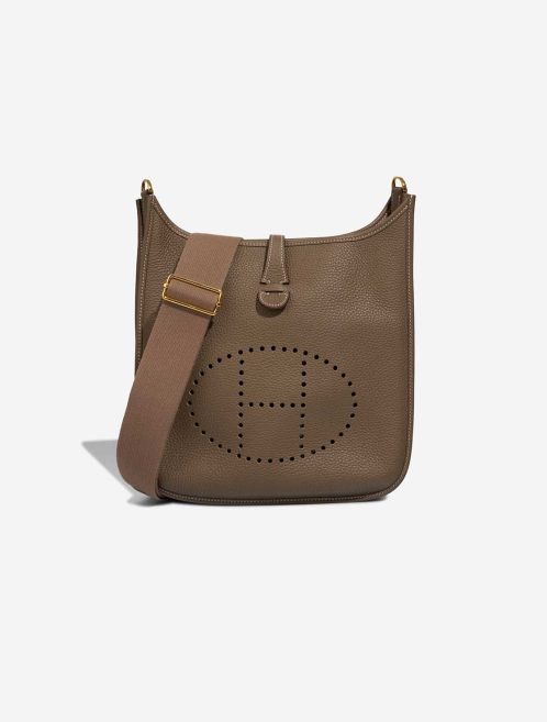 Hermès Evelyne 29 Taurillon Clémence Étoupe Front | Sell your designer bag