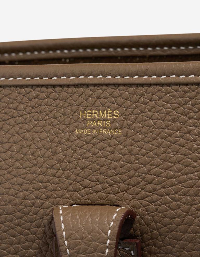 Hermès Evelyne 29 Taurillon Clémence Étoupe Logo | Sell your designer bag