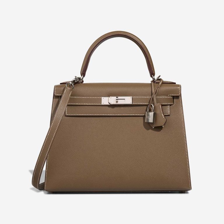 Hermès Kelly 28 Epsom Étoupe Front | Sell your designer bag
