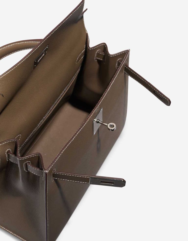 Hermès Kelly 28 Epsom Étoupe Inside | Sell your designer bag