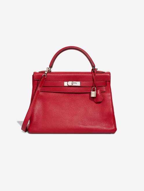 Hermès Kelly 32 Clémence Rouge Garance Front | Sell your designer bag