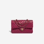 Chanel Timeless Chevron Small Lamb Pink Front | Sell your designer bag