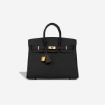 Hermès Birkin 25 Togo Black Front | Sell your designer bag