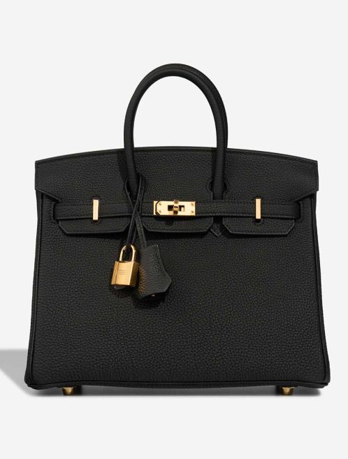 Hermès Birkin 25 Togo Black Front | Sell your designer bag