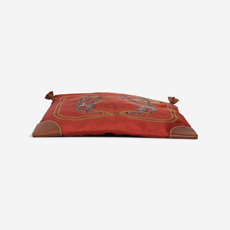 Hermès Silky City 41 Silk / Swift Red / Multicolour / Gold | Sell your designer bag