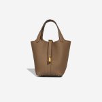 Hermès Picotin 18 Taurillon Clémence Beige de Weimar Front | Sell your designer bag